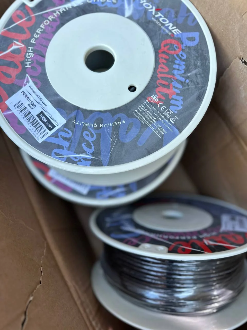 Roxtone DMX001L кабель frnc/lszh dmx aes/ebu 100м - миниатюра 2
