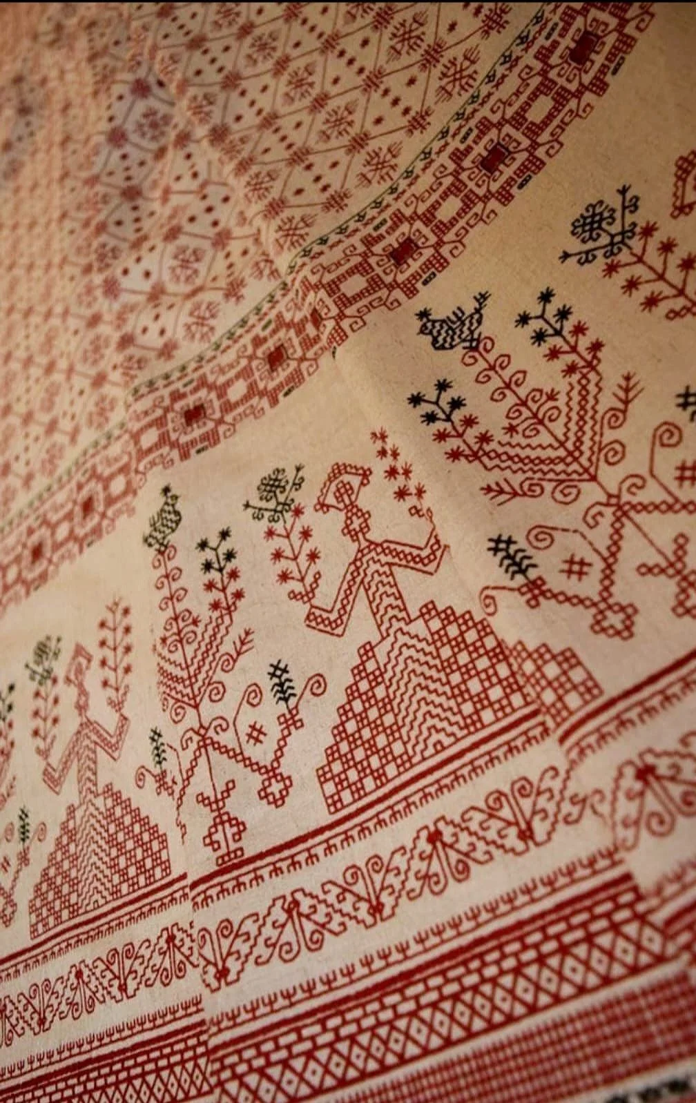 Скатерть льняная Макошь (Берегиня). Ручная работа - миниатюра 5