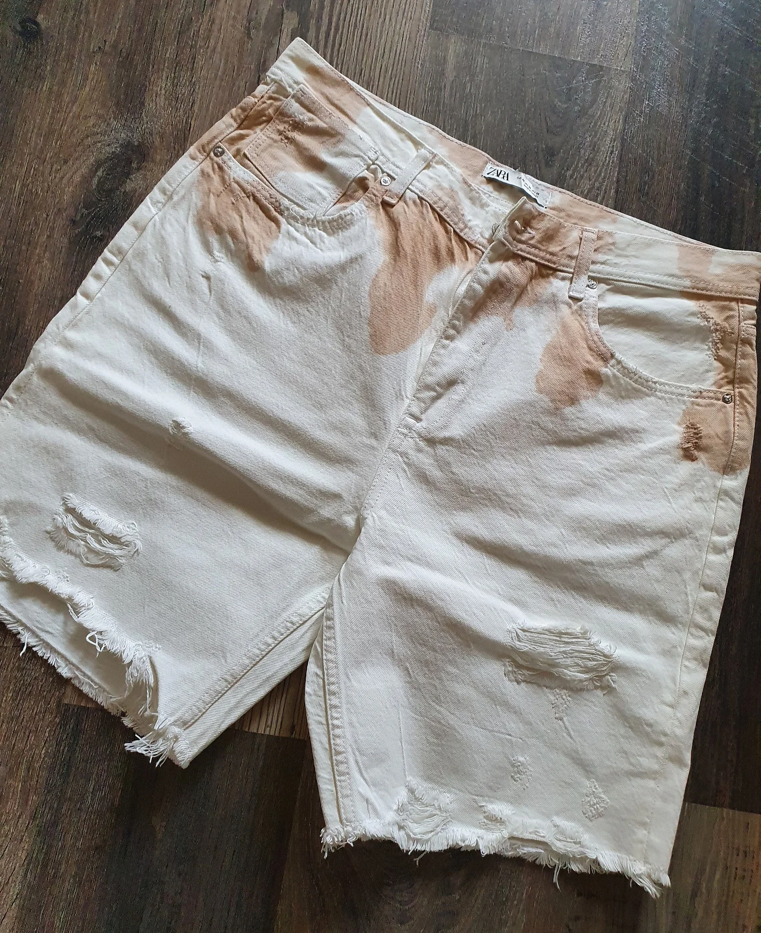 Шорты джинсовые Zara. Мужские. Большой размер - миниатюра 4