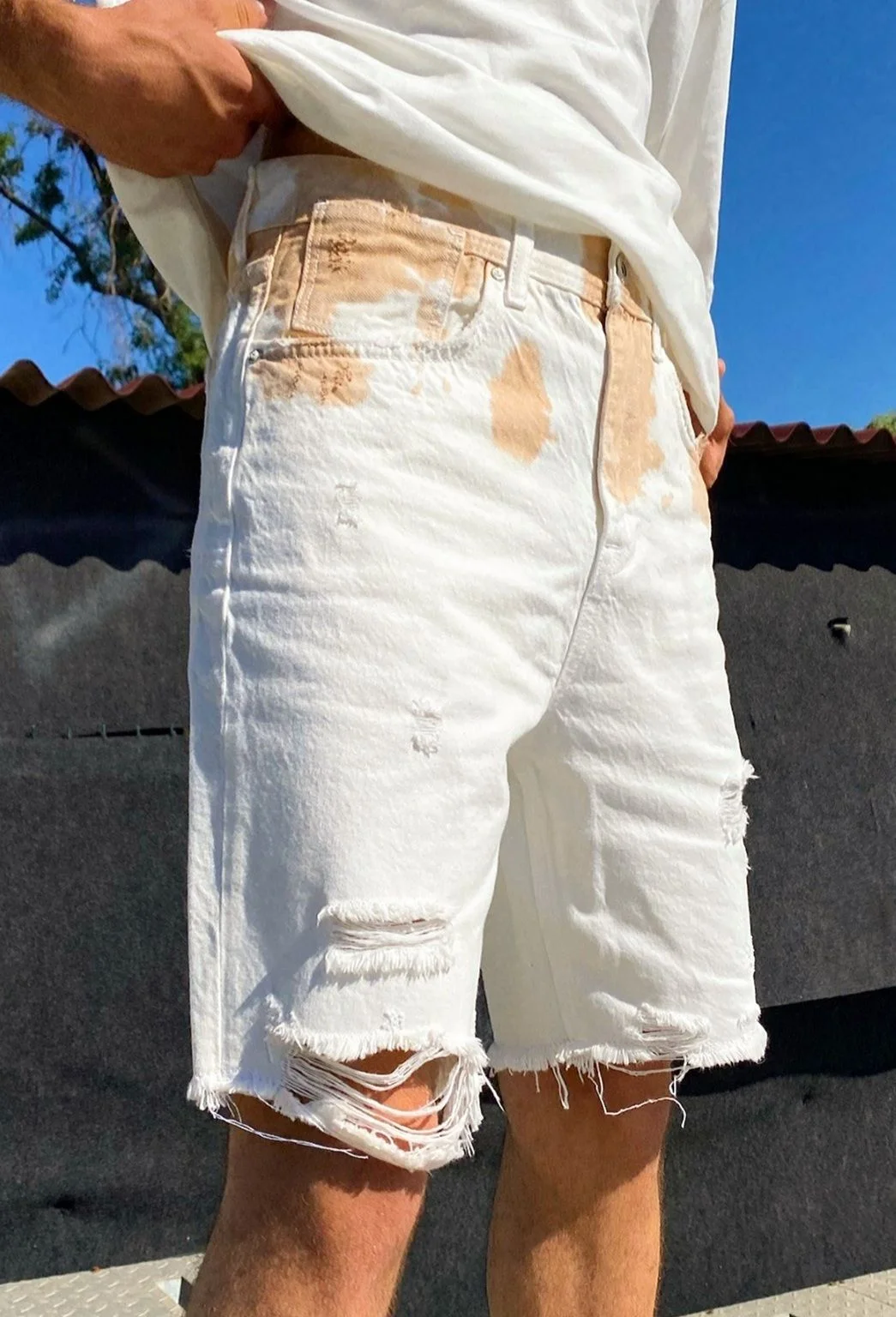 Шорты джинсовые Zara. Мужские. Большой размер - изображение 1