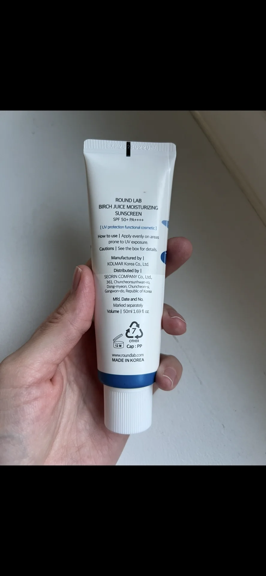 Round LAB Birch Juice Moisturizing SPF50 + - миниатюра 2