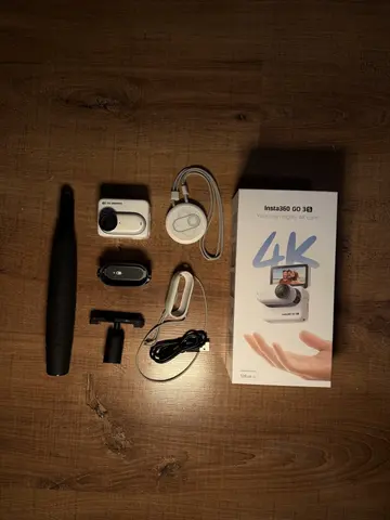 Экшн-камера Insta360 GO 3S 4K, 128 ГБ + аксессуары