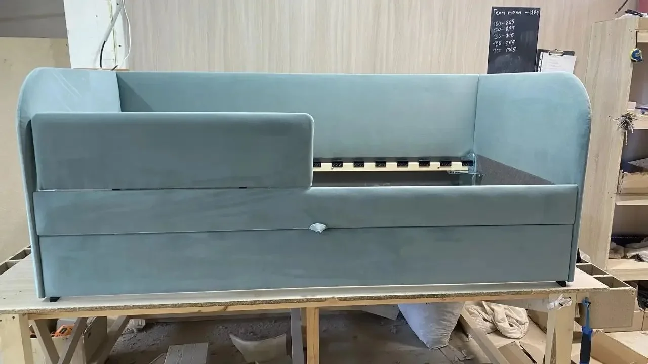 детская кровать мягкая 160/80 - миниатюра 3
