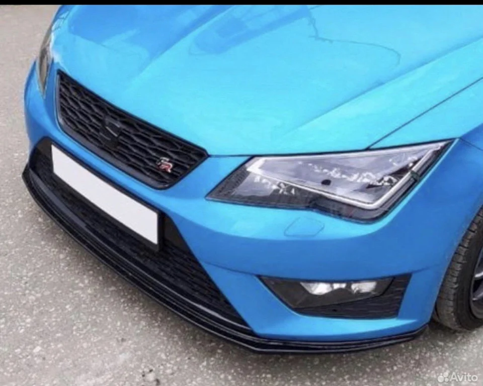 Сплиттер переднего бампера Seat Leon mk3 - миниатюра 5