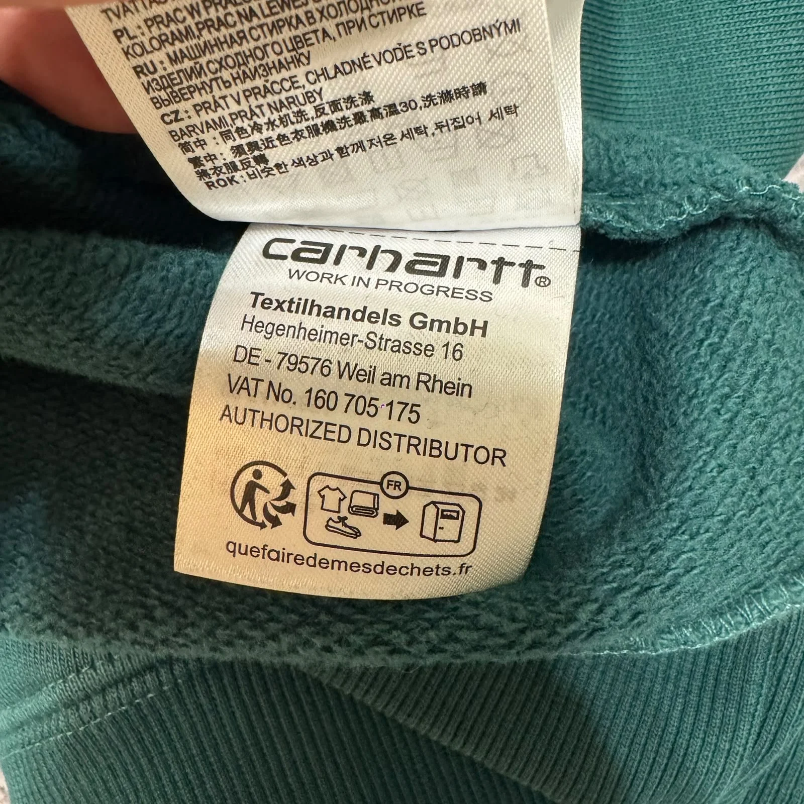Худи Carhartt новое оригинал XL - миниатюра 9