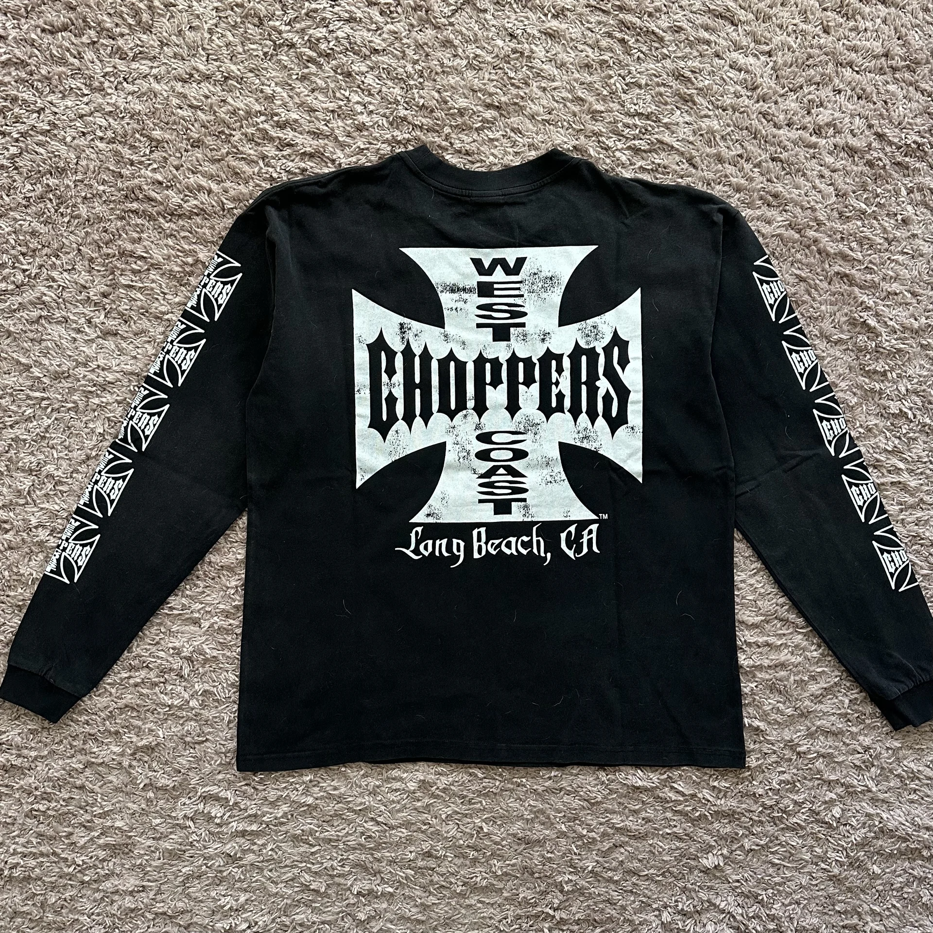 Лонгслив west coast choppers новый - миниатюра 4