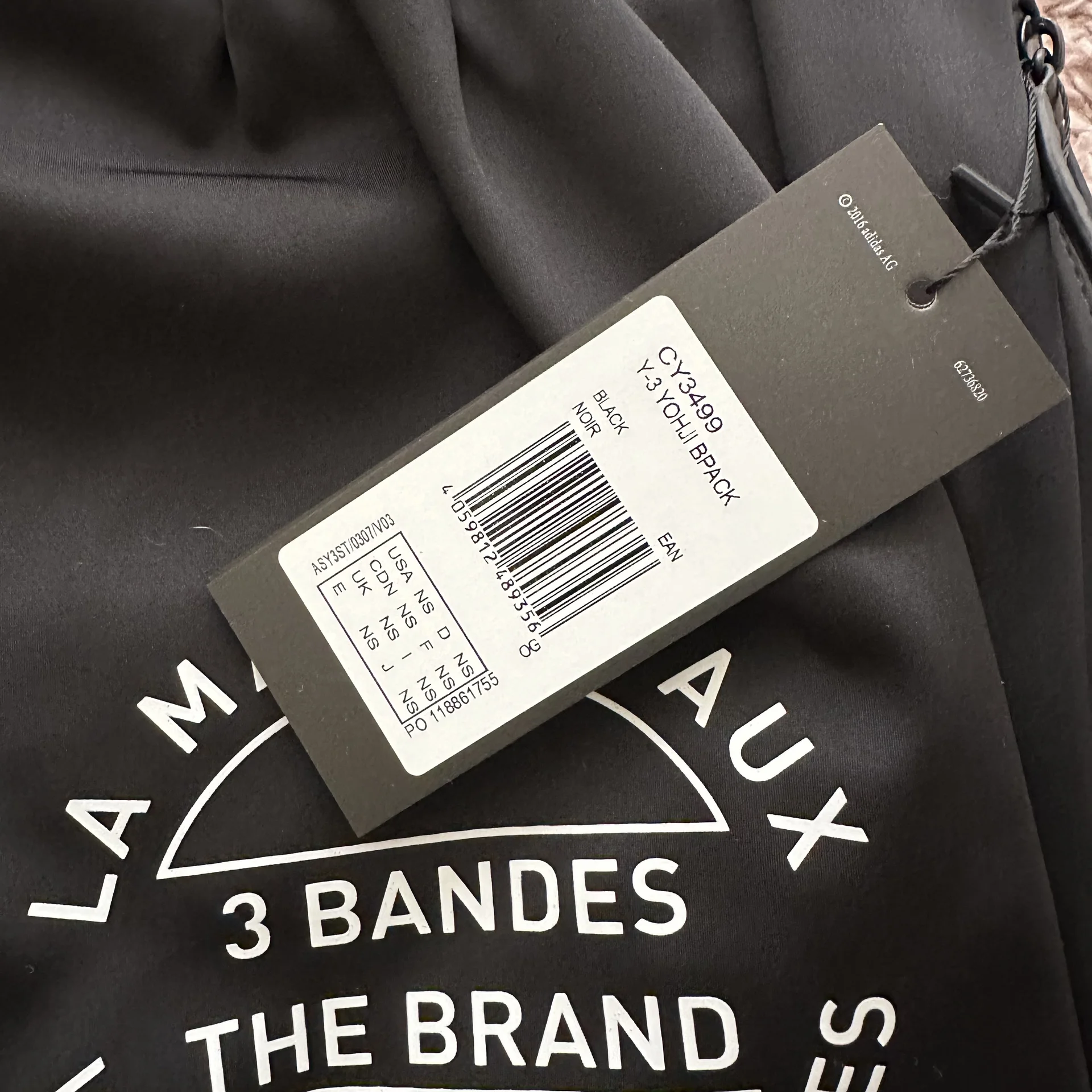 Рюкзак Yohji Y-3 backpack оригинал - миниатюра 6