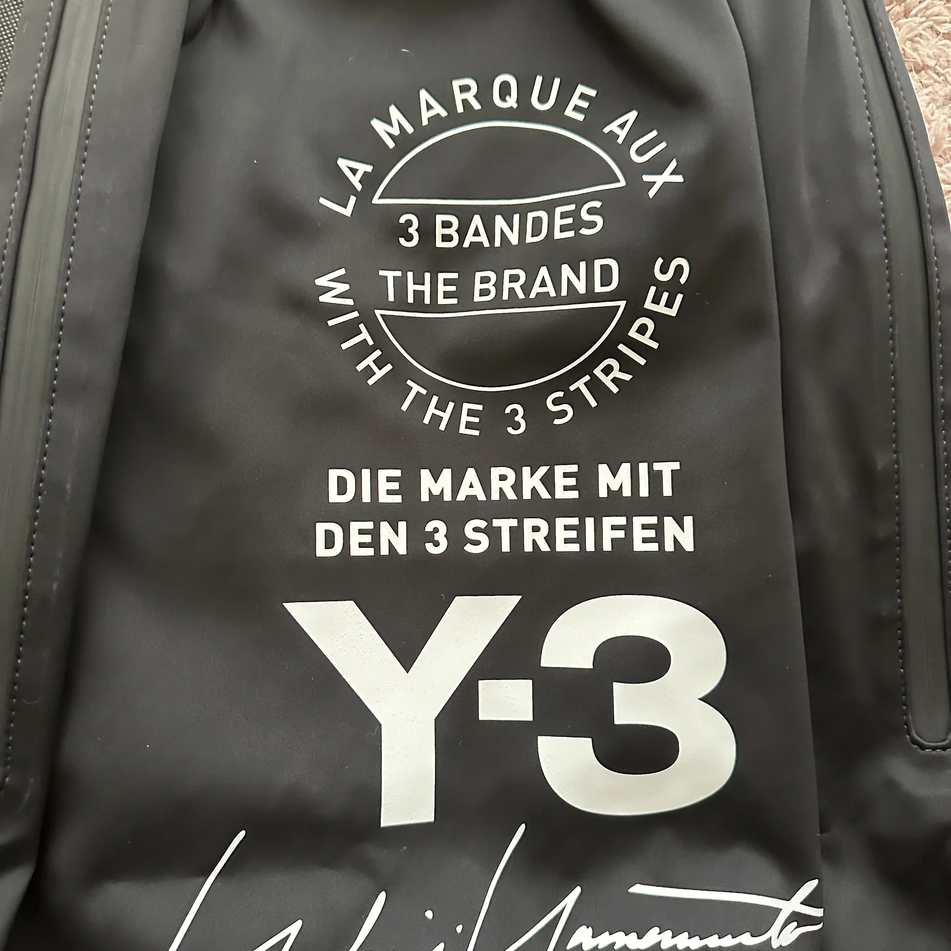 Рюкзак Yohji Y-3 backpack оригинал - миниатюра 8