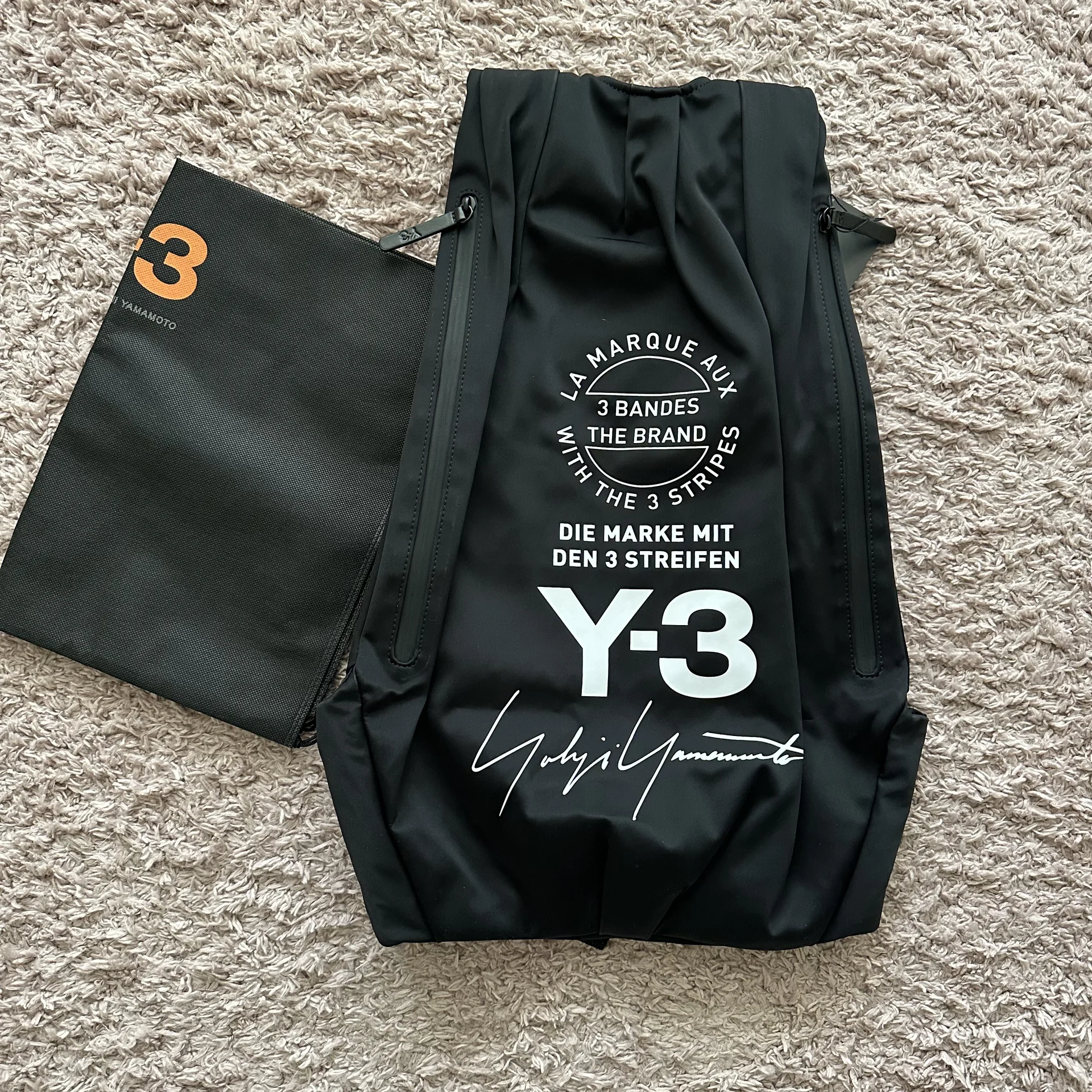Рюкзак Yohji Y-3 backpack оригинал - миниатюра 9