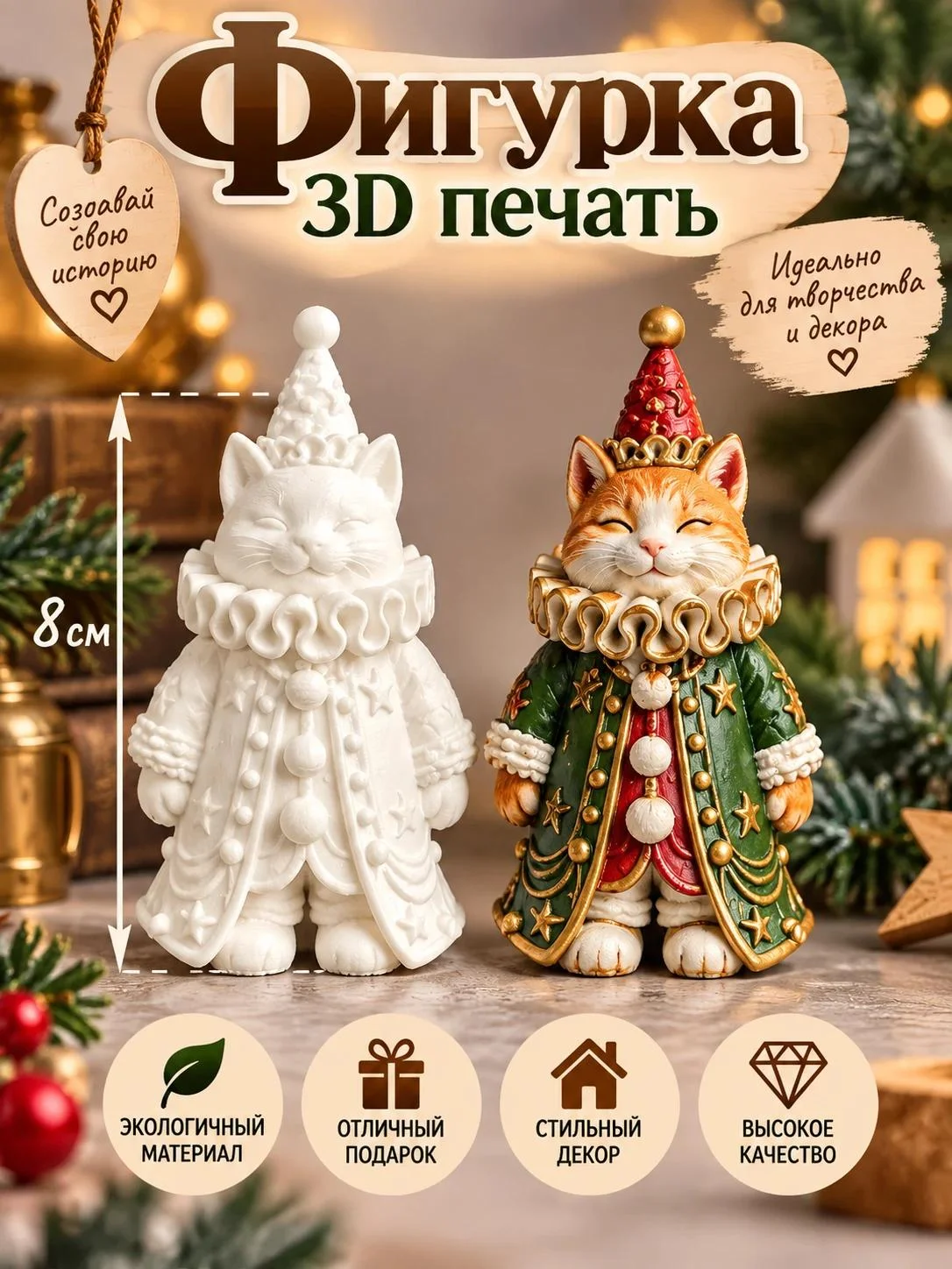 Заготовки для ёлочных игрушек. 3д печать. - миниатюра 87