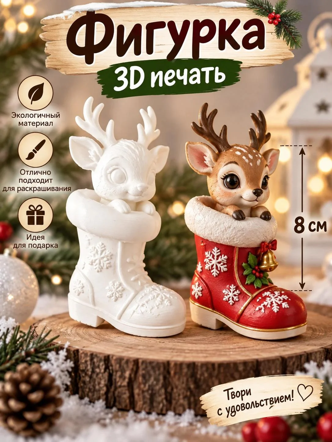Заготовки для ёлочных игрушек. 3д печать. - миниатюра 107