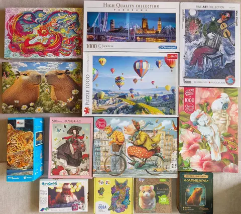 Паззлы Eurographics, Clementoni, Cherry, Step, деревянные