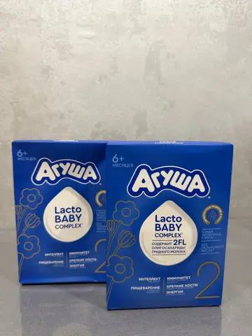 смесь сухая агуша 2