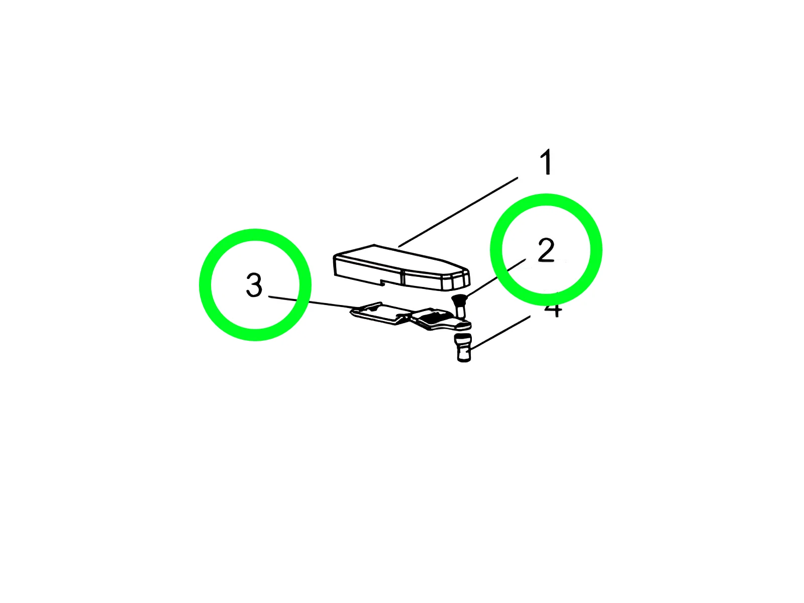 Кронштейн двери Indesit Ariston C00383455 - миниатюра 4