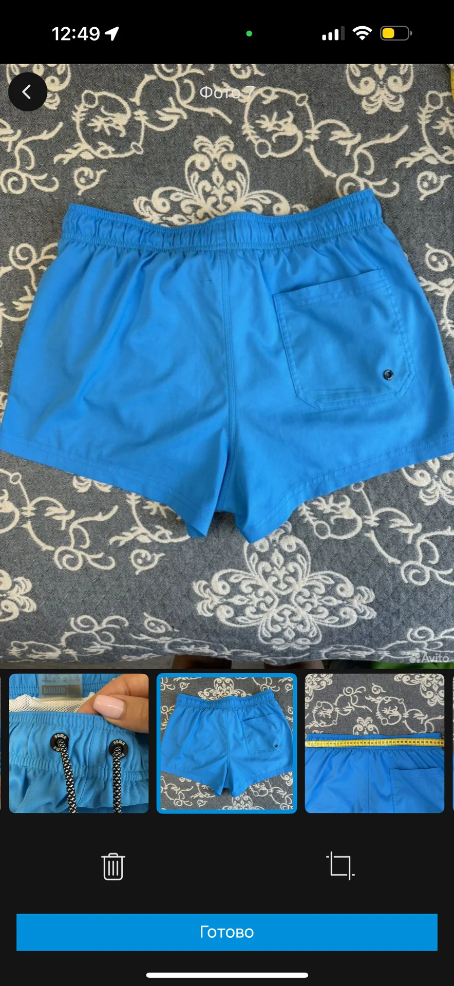 Шорты для плавания puma swim MEN short length - миниатюра 5