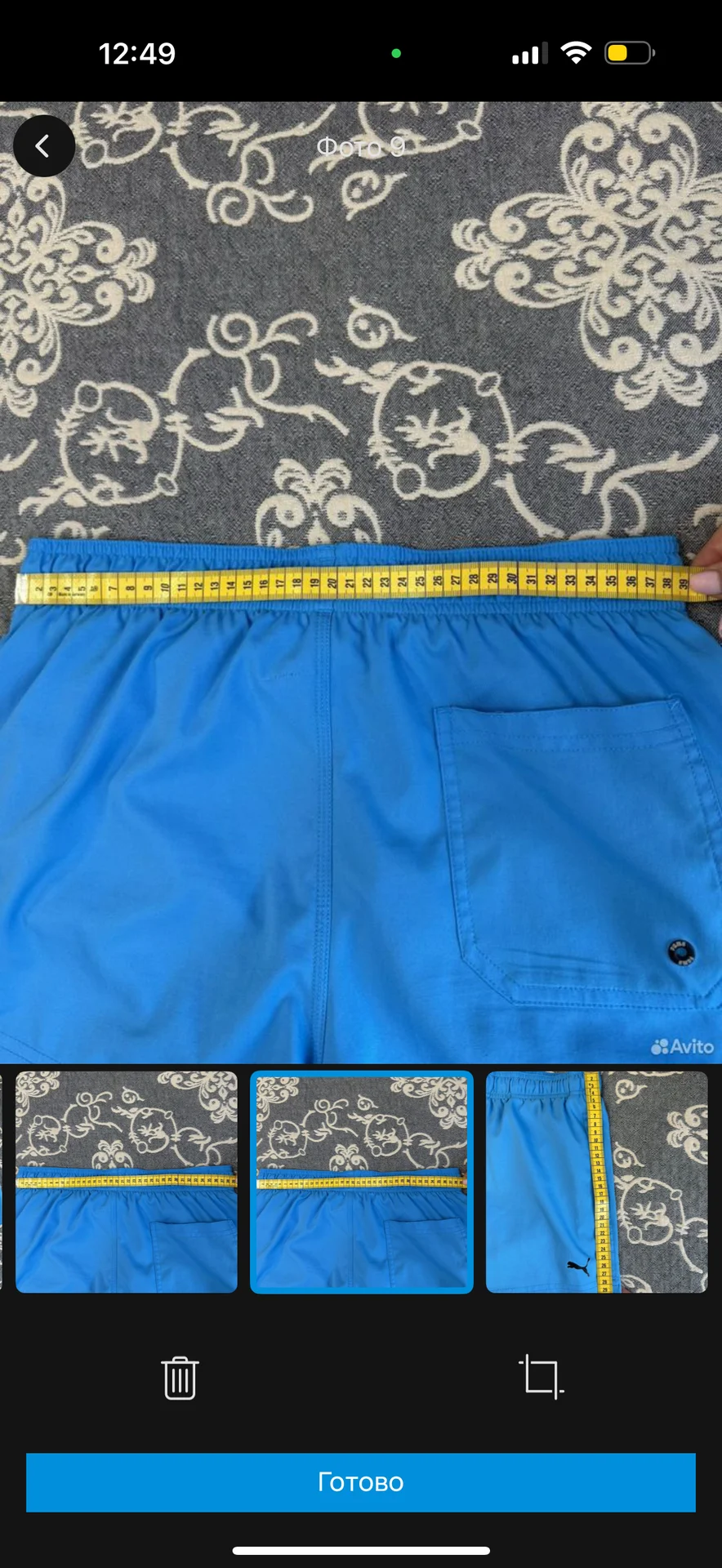 Шорты для плавания puma swim MEN short length - миниатюра 7