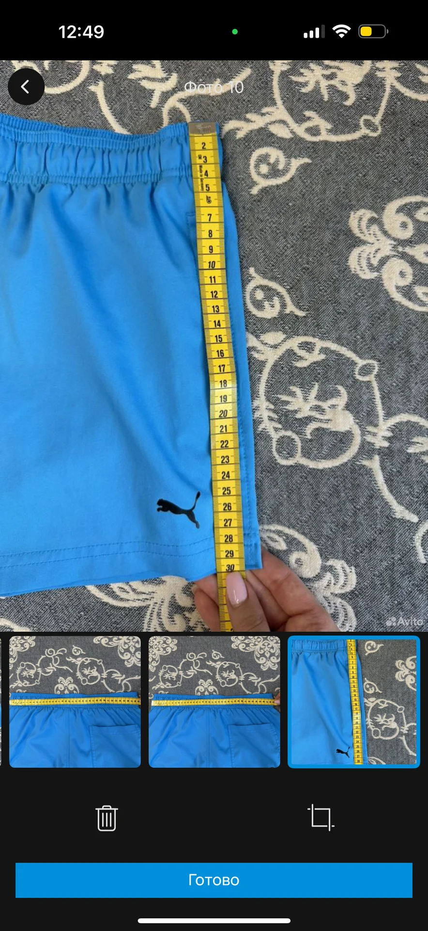Шорты для плавания puma swim MEN short length - миниатюра 8