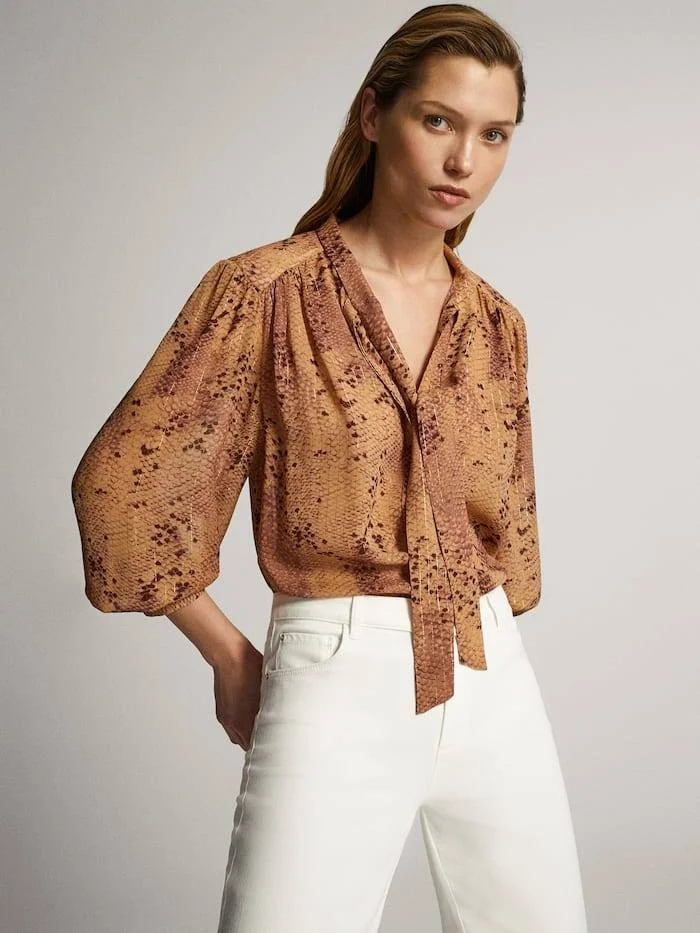 Блузка Massimo Dutti, оригинал - миниатюра 2