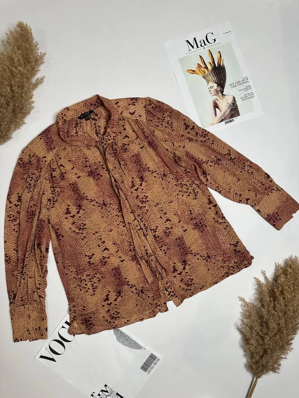 Блузка Massimo Dutti, оригинал - миниатюра 3