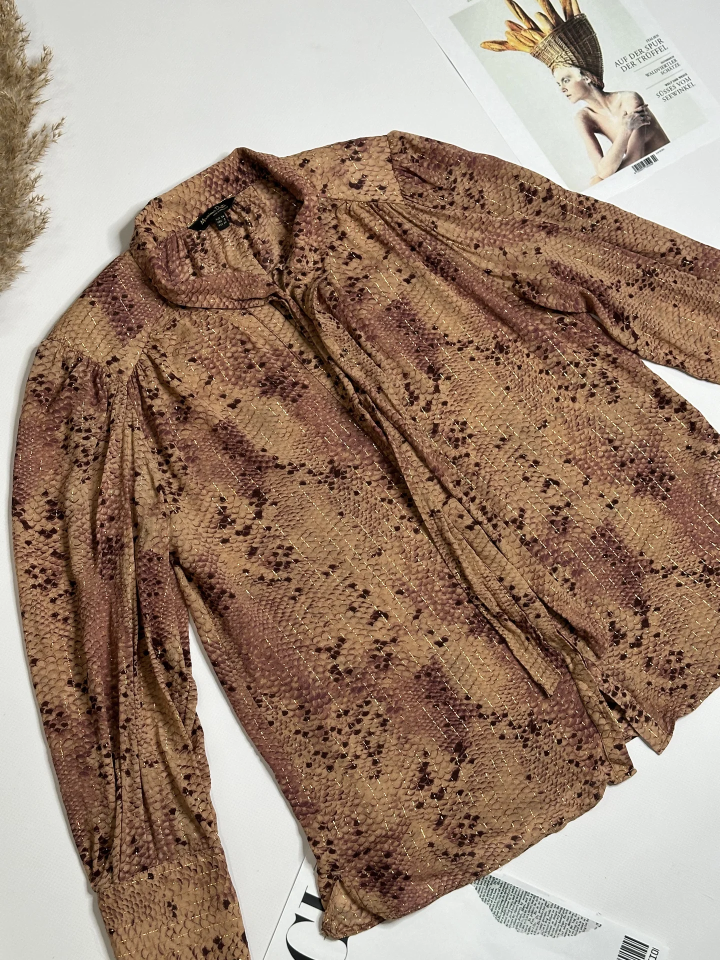 Блузка Massimo Dutti, оригинал - миниатюра 4