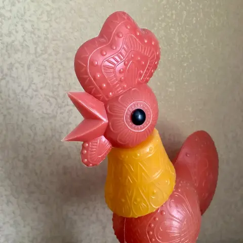 Петух пластмассовый, СССР, 45 см