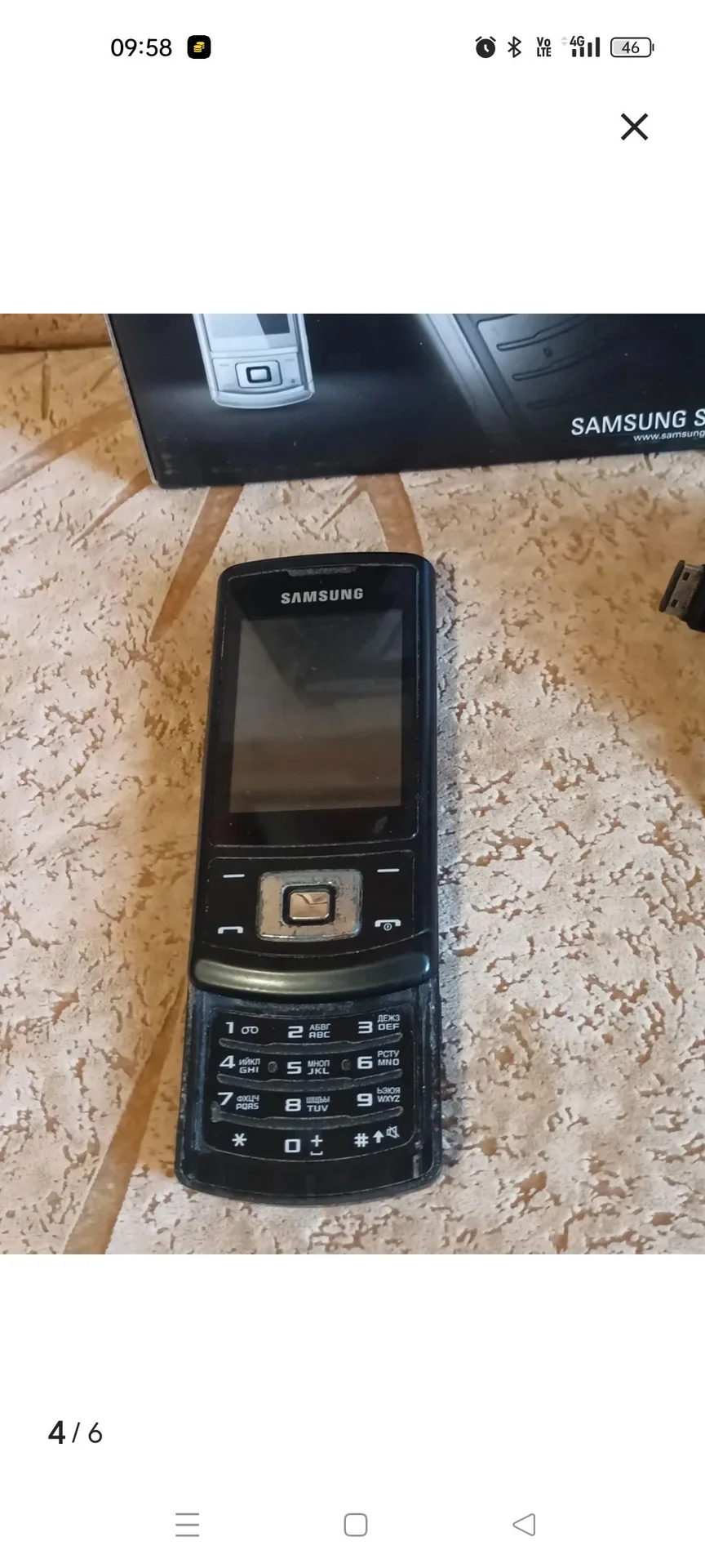 Телефон слайдер Samsung s3500 - миниатюра 4