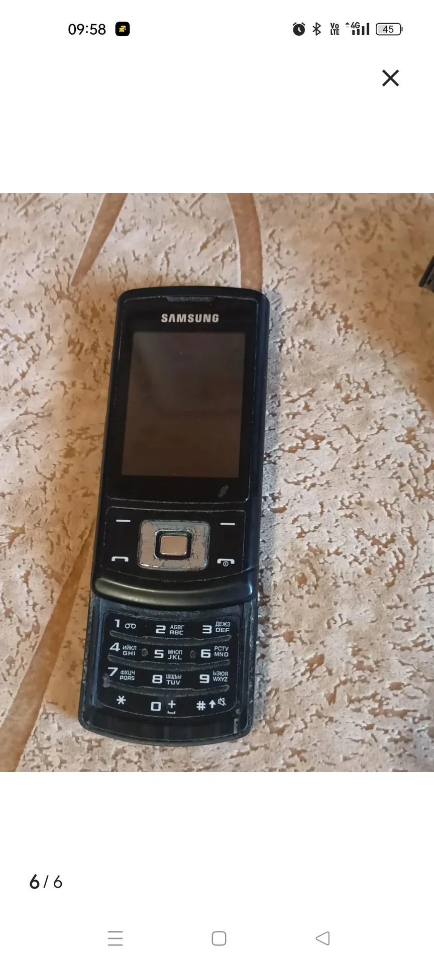 Телефон слайдер Samsung s3500 - миниатюра 6
