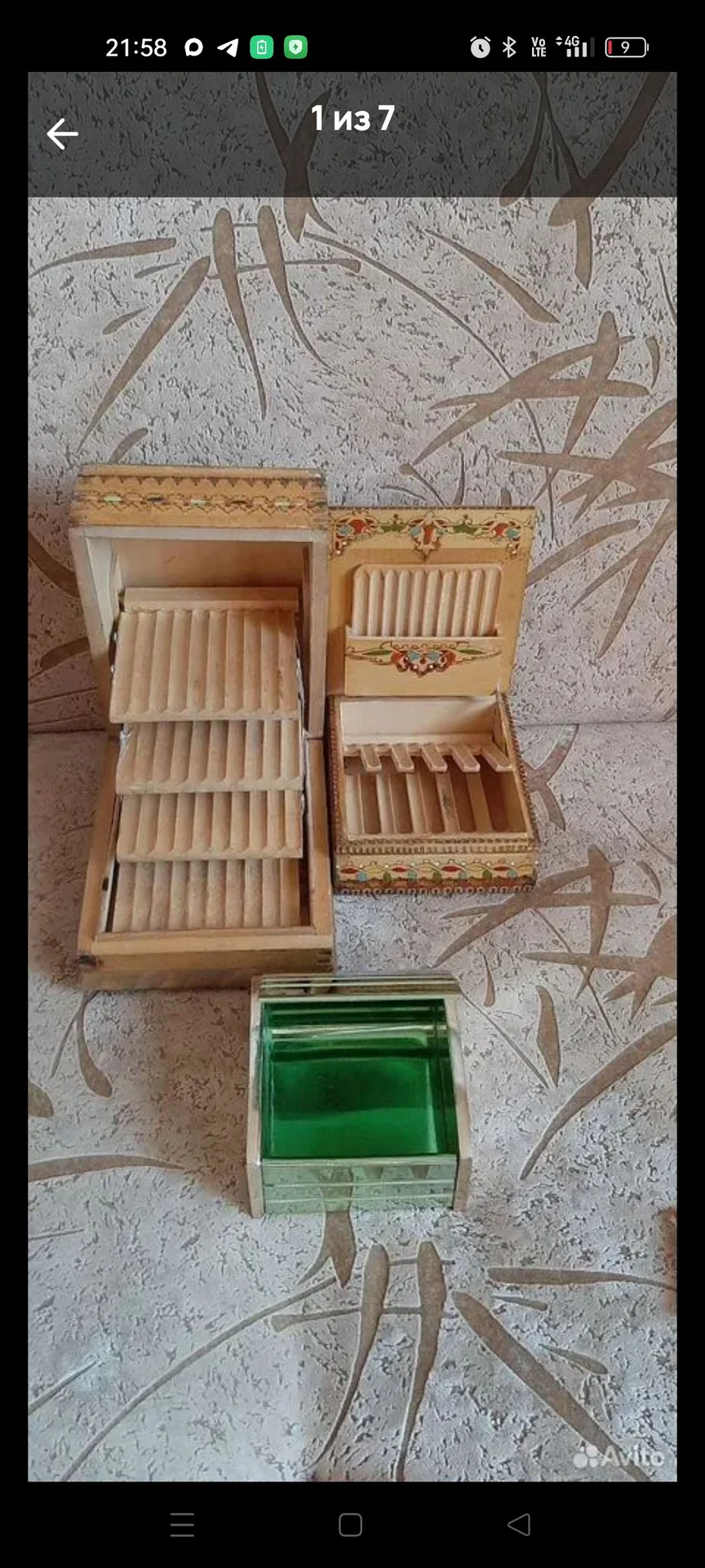 Шкатулка сигаретница ссср - изображение 1
