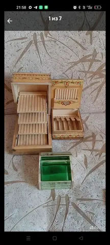 Шкатулка сигаретница ссср