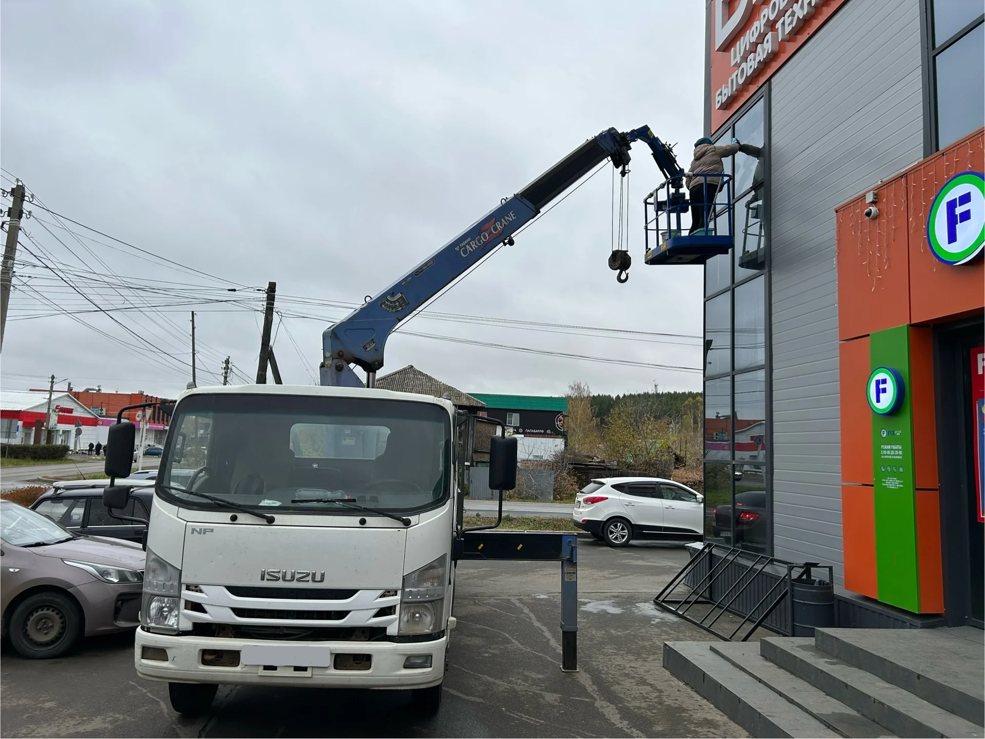 услуги аренда автовышки манипулятора - миниатюра 3