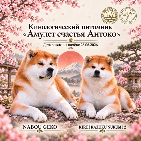 Питомник Акита ину