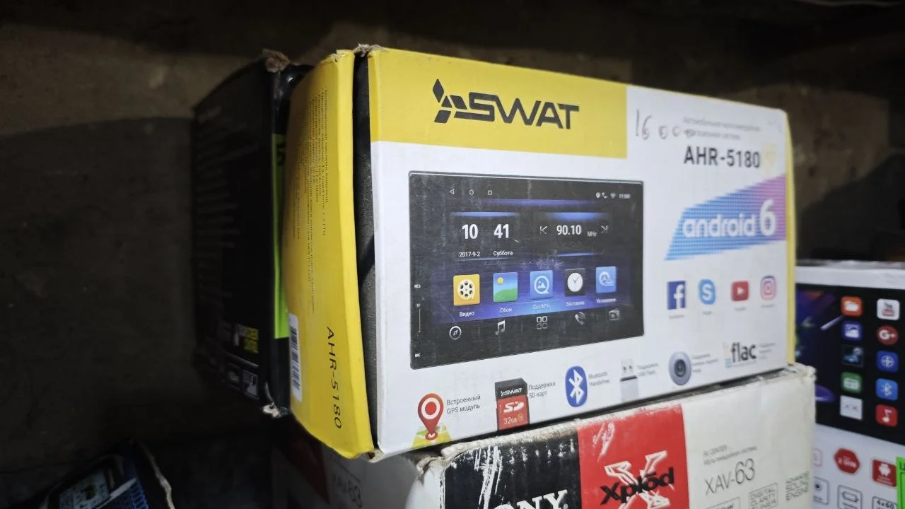 SWAT AHR-5180 — новая магнитола Android, 2 DIN - миниатюра 2