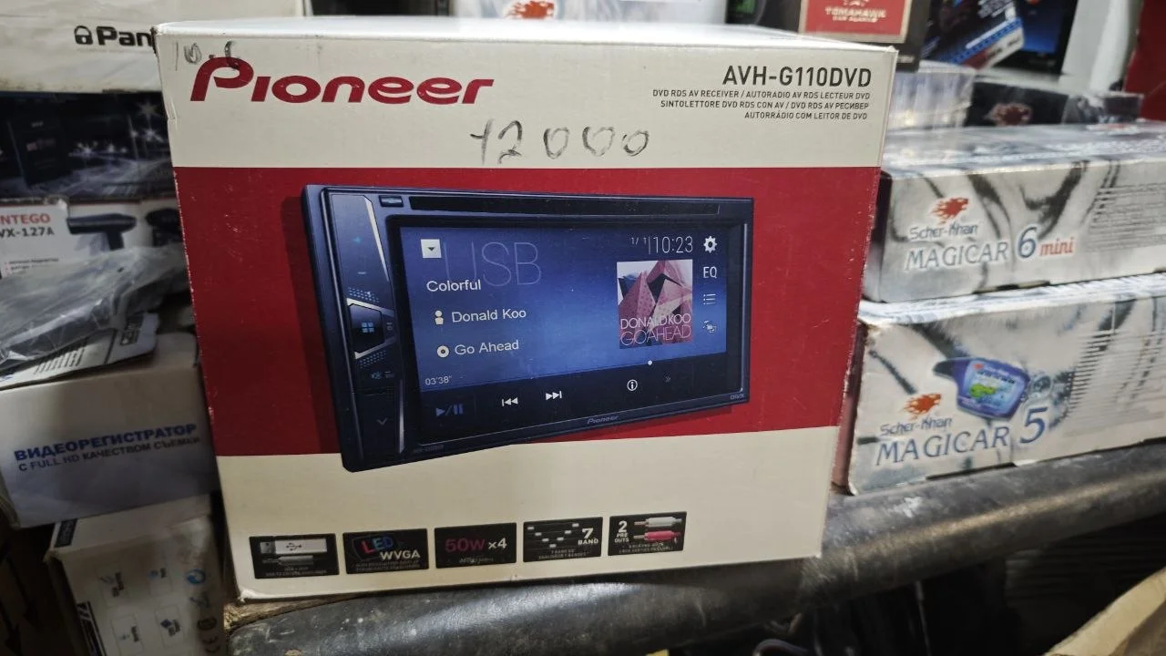 Pioneer AVH-G110DVD — новая DVD-магнитола 2 DIN - миниатюра 2