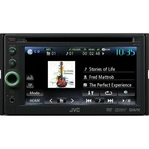 JVC KW-AV51, 2DIN, DVD и сенсорный экран, новая