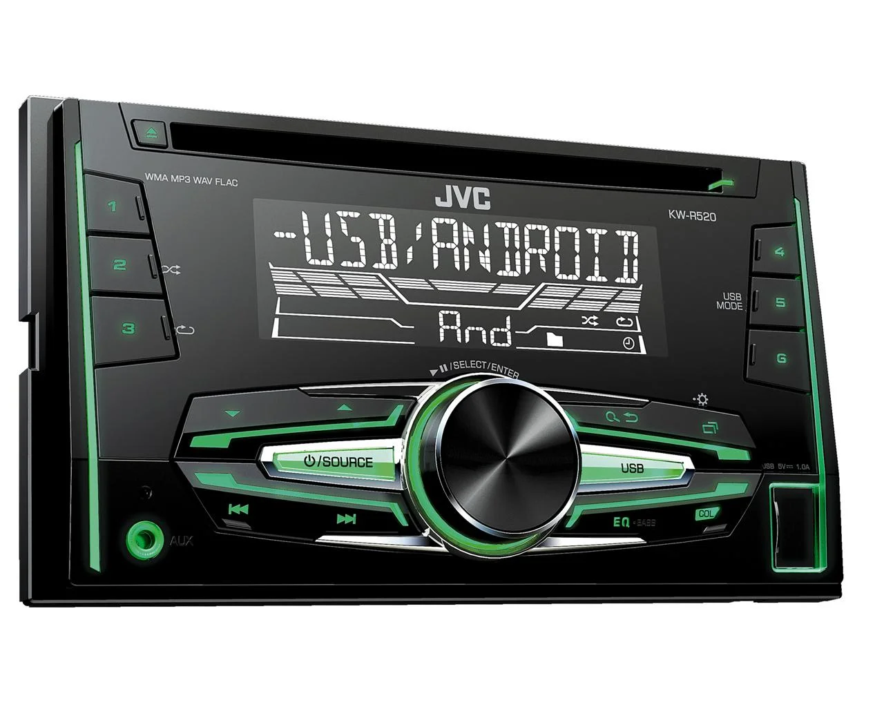 JVC KW-R520, 2DIN, CD, USB и AUX, новая - миниатюра 3