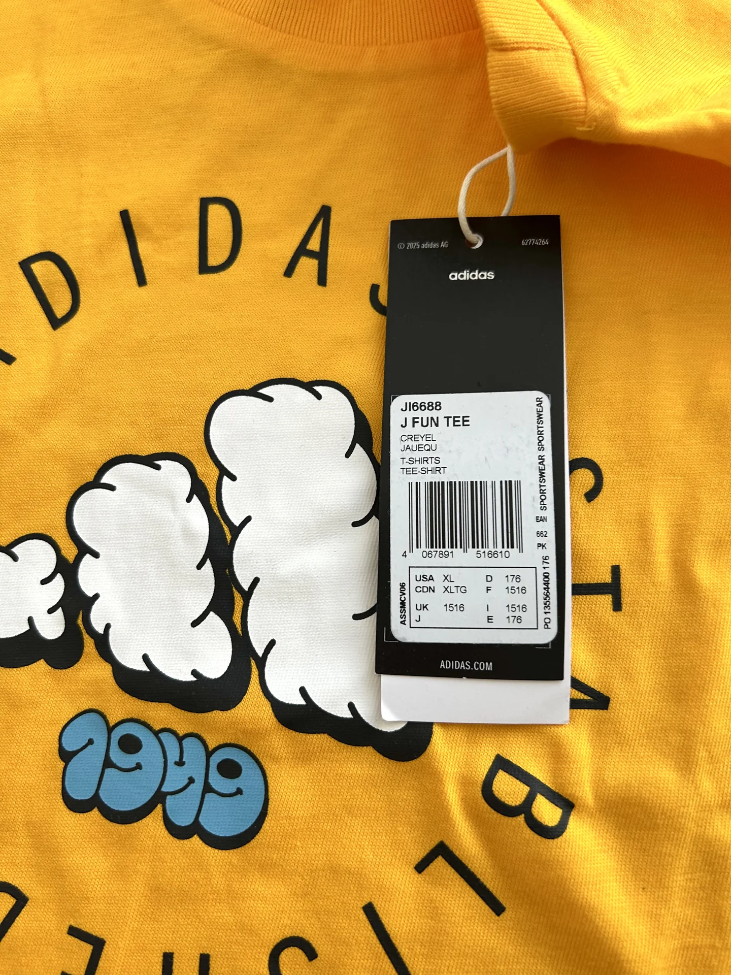 Футболка Adidas Fun Graphic Tee (JI6688) - миниатюра 2