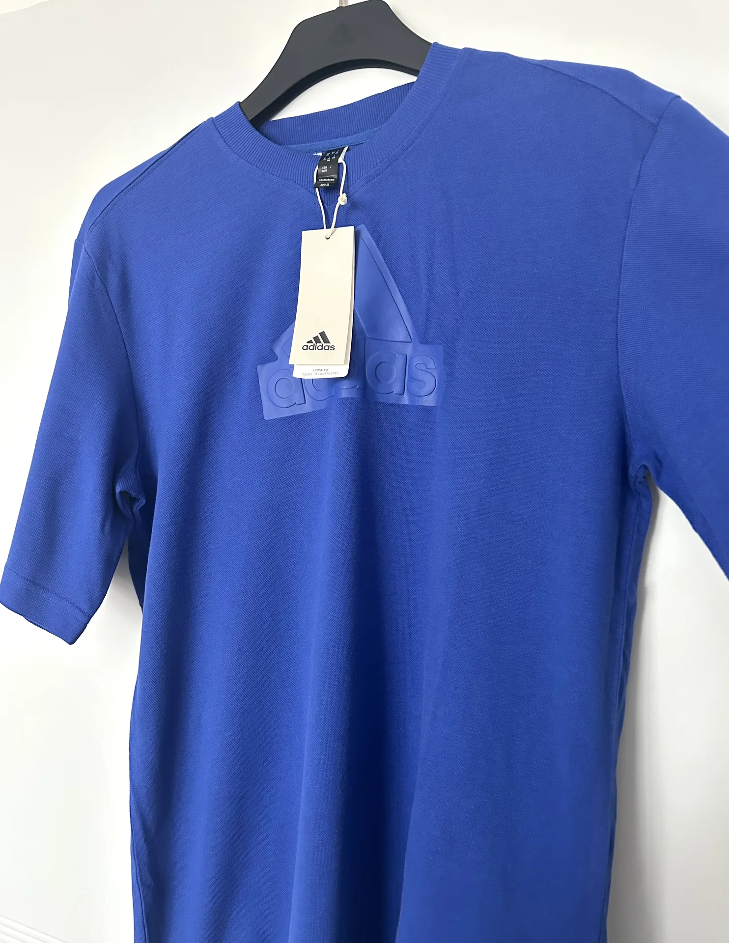 Футболка Adidas U FI LOGO T Blue (HR6297) - миниатюра 5