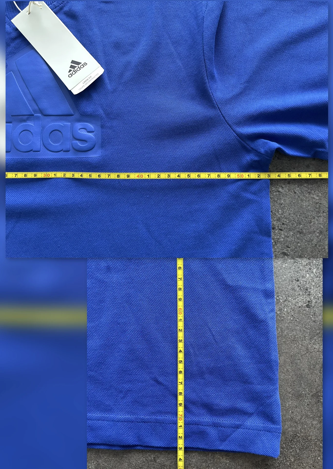 Футболка Adidas U FI LOGO T Blue (HR6297) - миниатюра 7