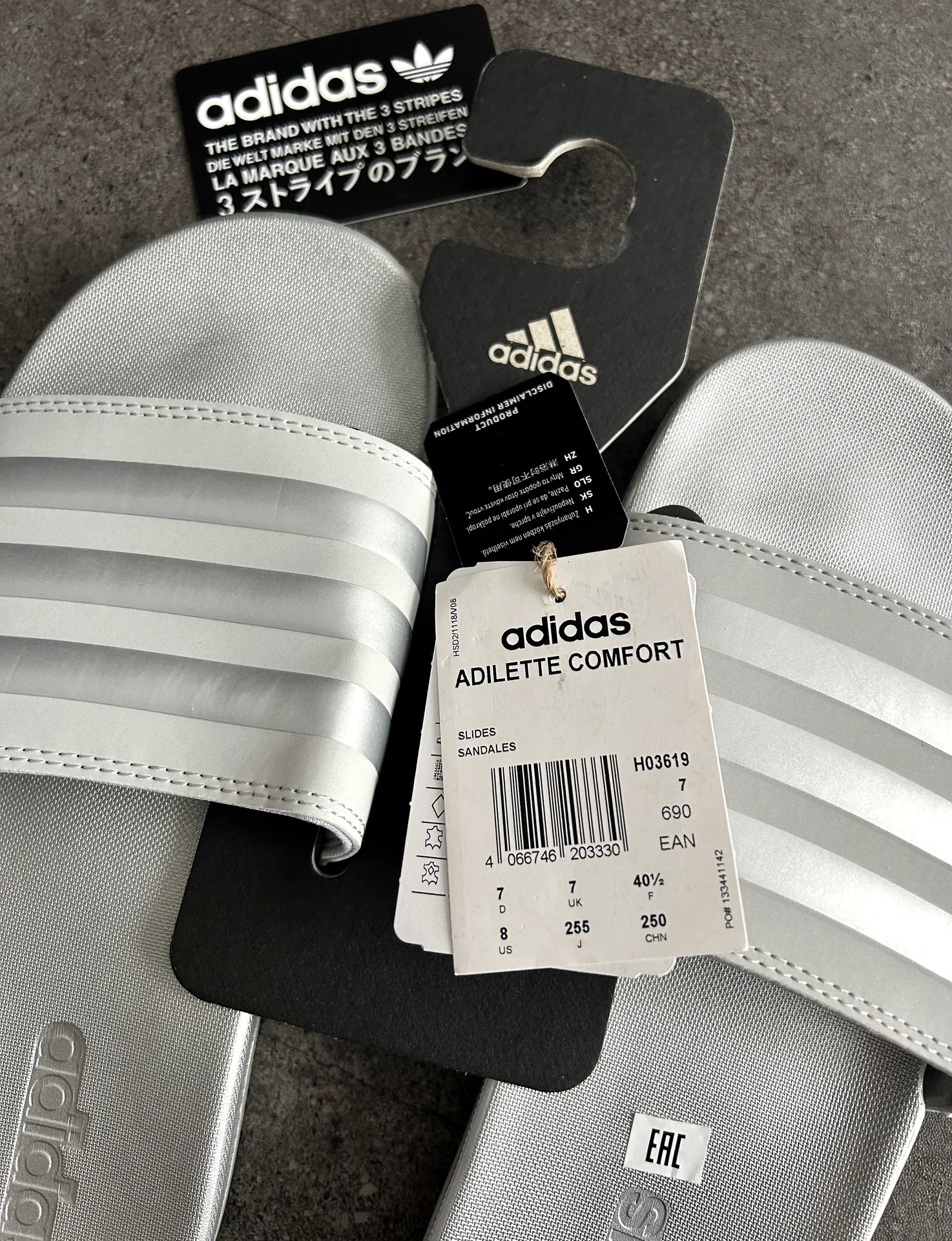 Сланцы Adidas Adilette Comfort Slides (H03619) - миниатюра 2