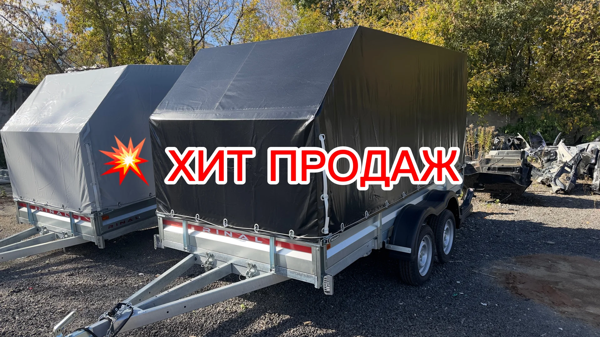 Легковой прицеп Риналь 3,5*1,5 двухосный - изображение 1