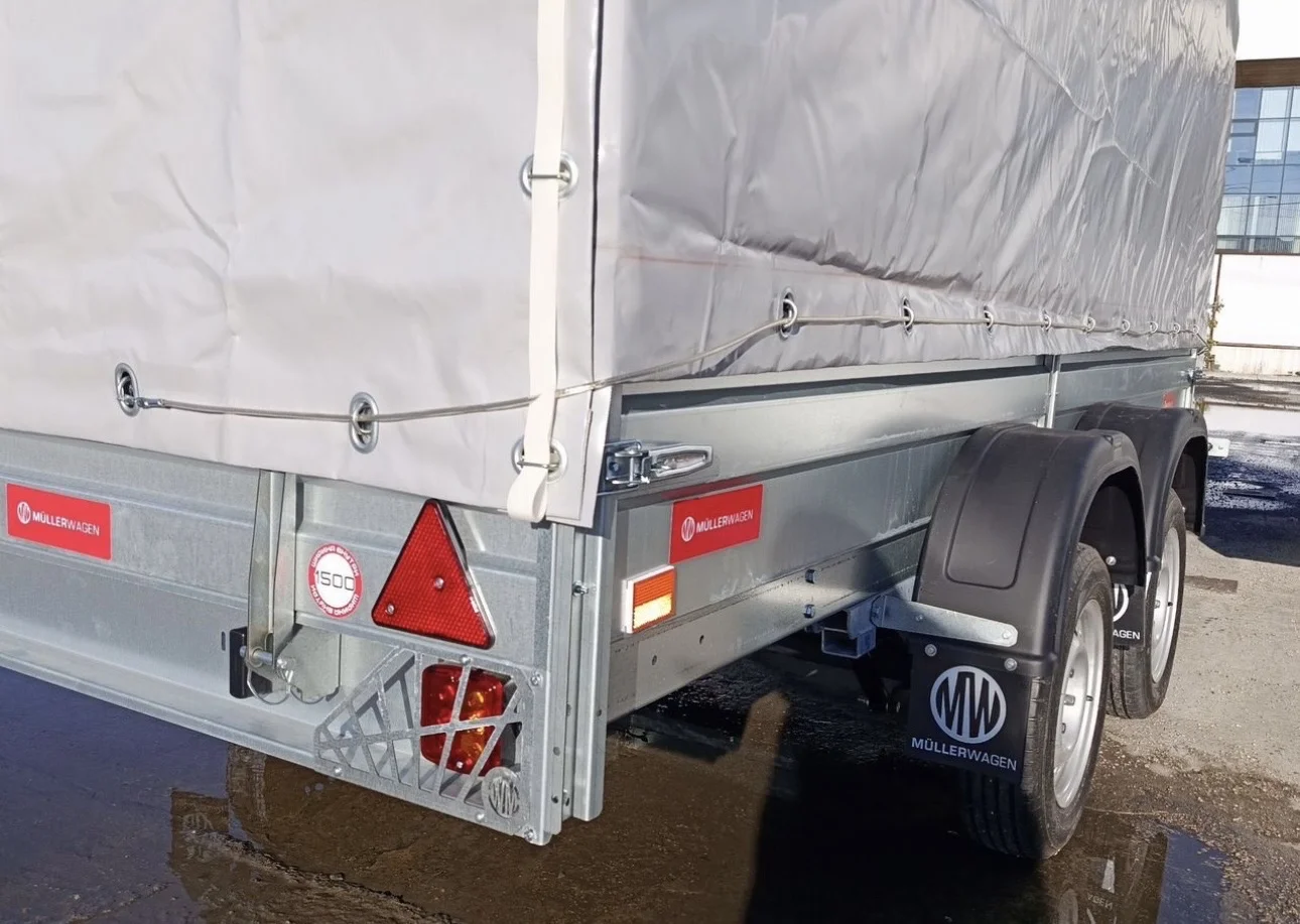 Легковой прицеп MULLERWAGEN 3,5*1,5 двухосный - миниатюра 8
