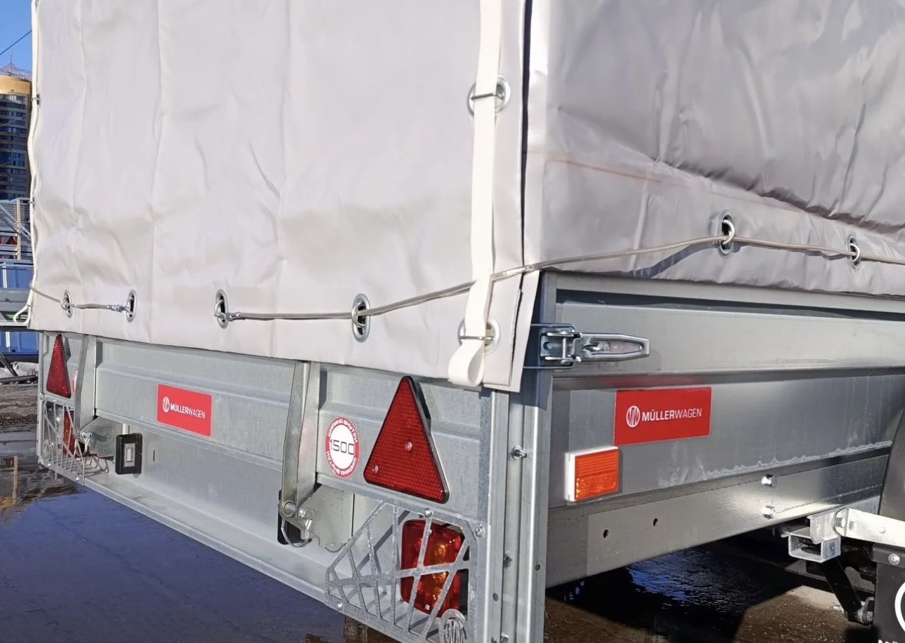 Легковой прицеп MULLERWAGEN 3,5*1,5 двухосный - миниатюра 9