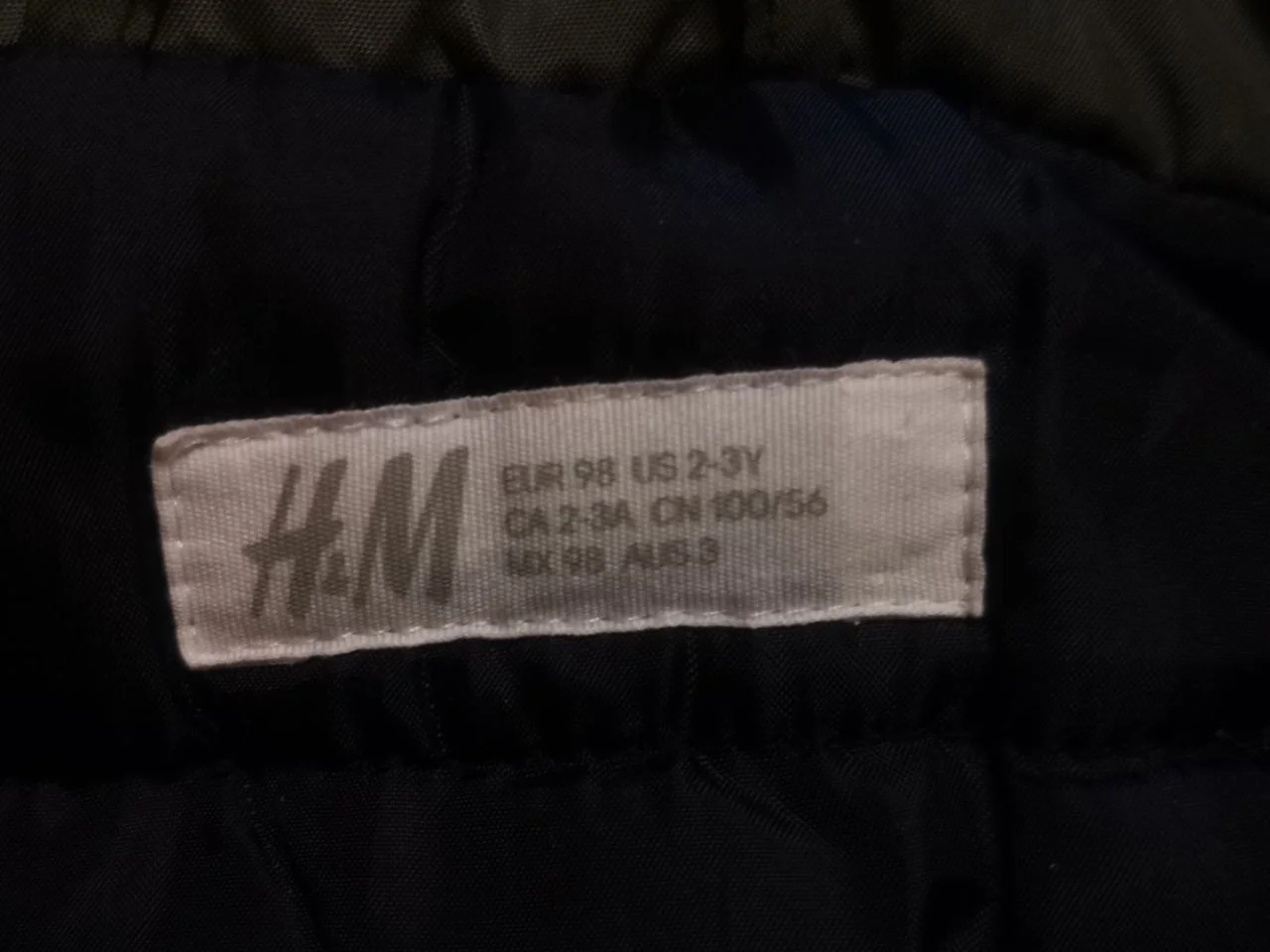 H&M куртка для мальчика 98 (+6) еврозима - миниатюра 3