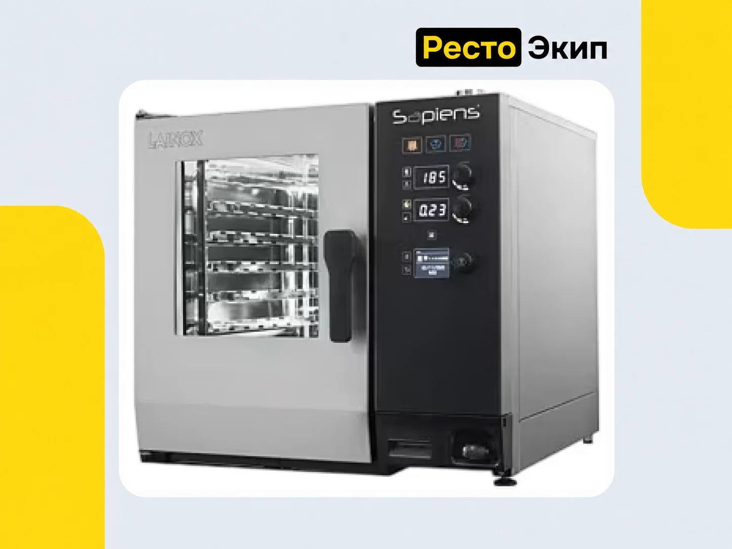 Lainox Sapiens Boosted SAE061B+OB061E — Пароконвектомат - миниатюра 2