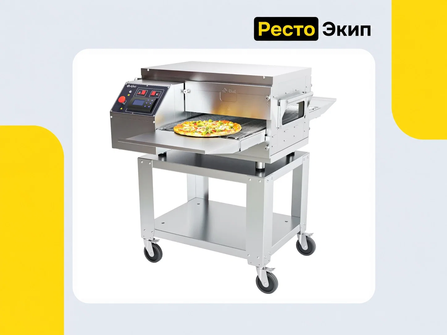 Abat ПЭК-400 с дверцей — Печь для пиццы - миниатюра 3