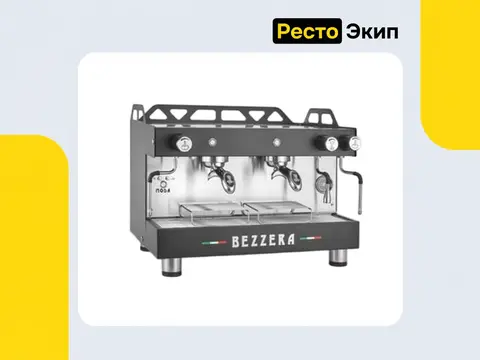 Bezzera Moda PM 2GR чёрная матовая — Полуавтоматическая рожковая кофемашина