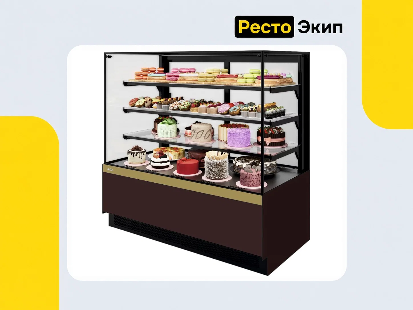 Vete II KUB Lux 130 V1036.BN23219 — Кондитерская витрина - изображение 1