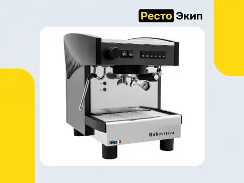 Robustezza ST1E чёрная — Рожковая кофемашина