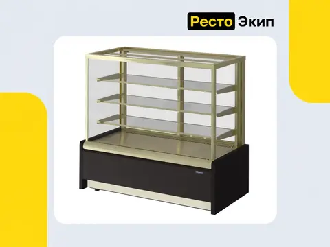 Kayman K-ВК-900 Квадро Бронза — Кондитерская витрина
