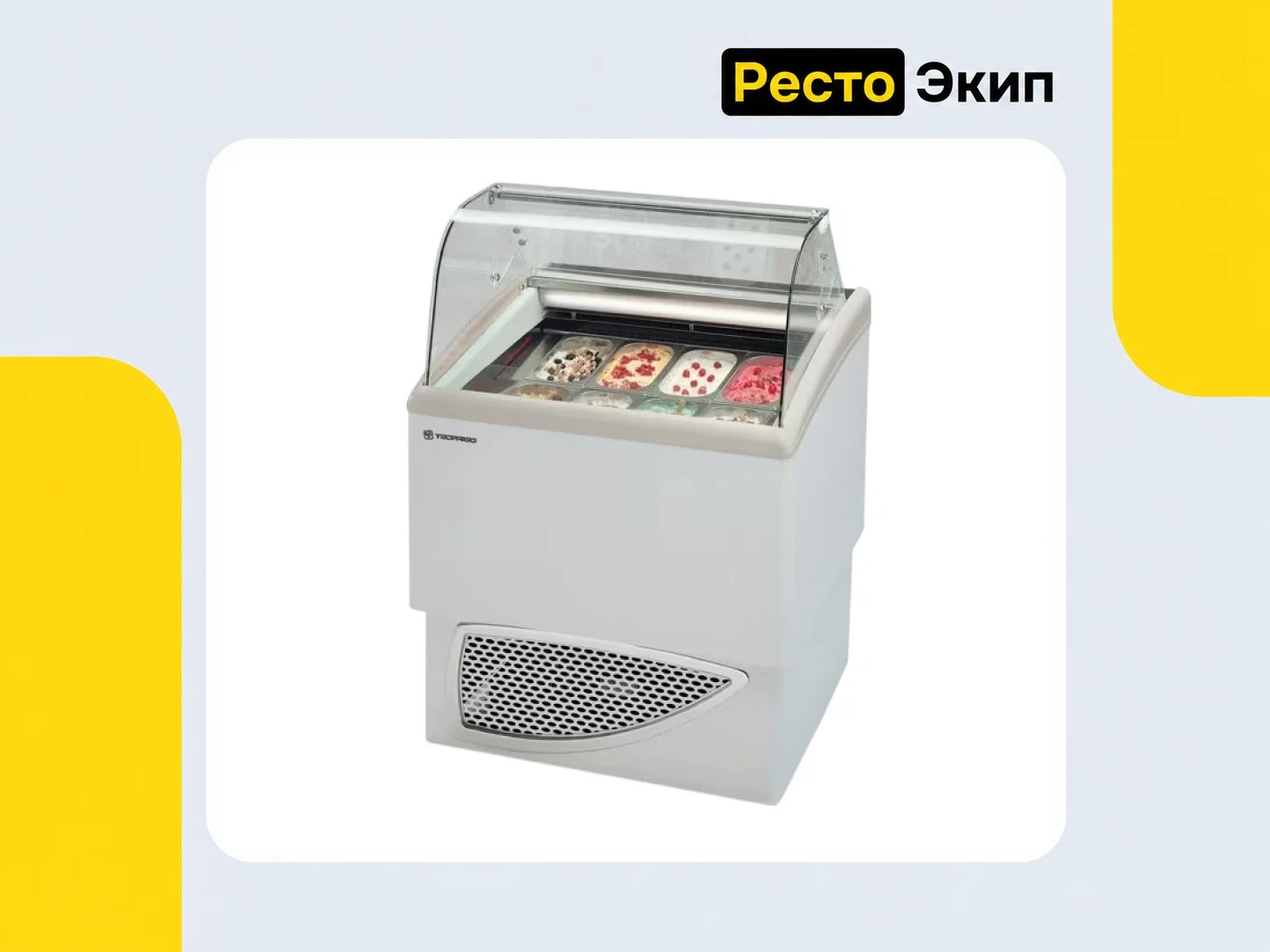 Tecfrigo Carisma 4+4 — Витрина для мороженого - изображение 1